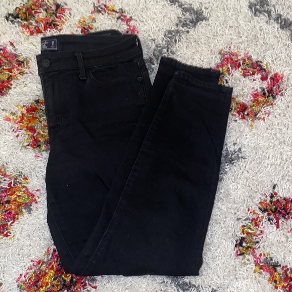 Abercrombie and Fitch Black Skinny Jeans